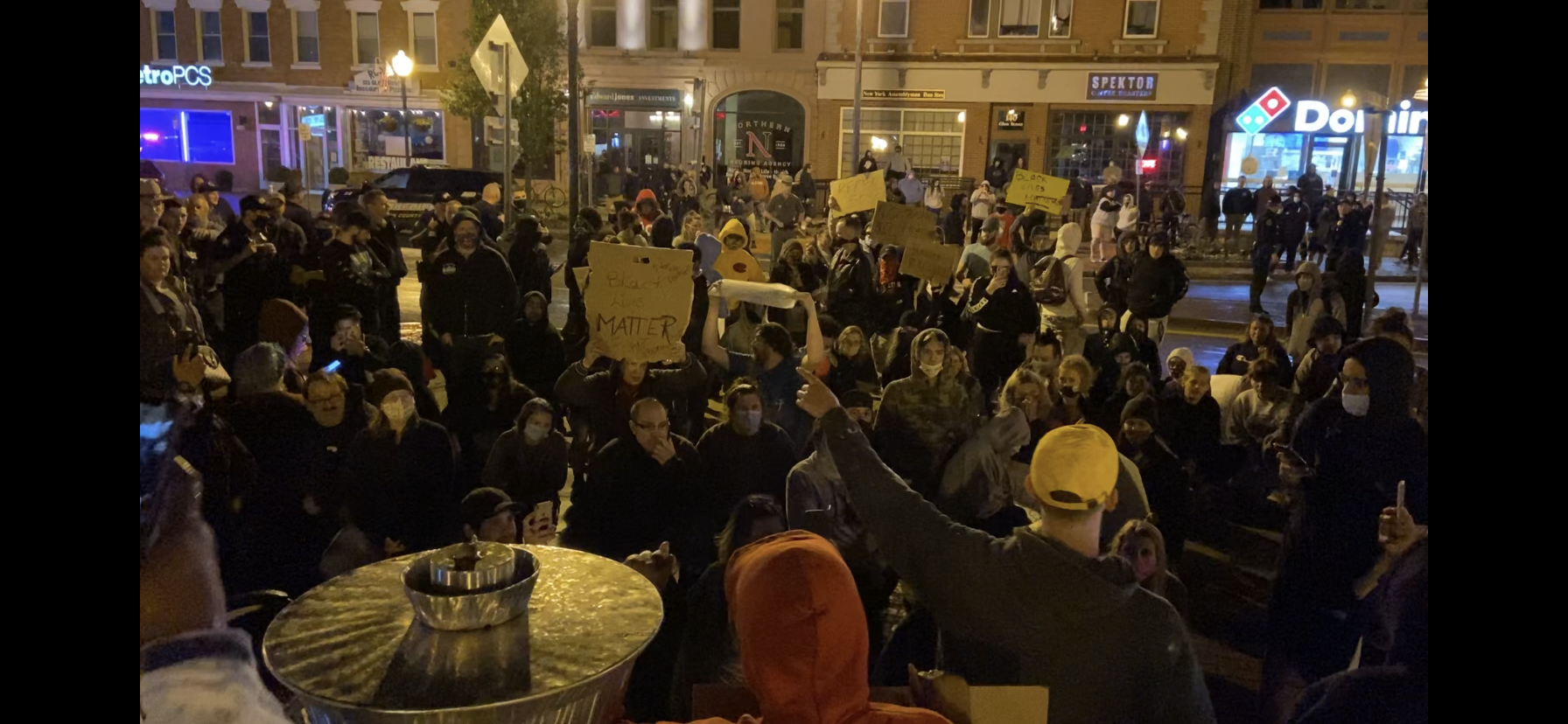 Centennial Circle protest